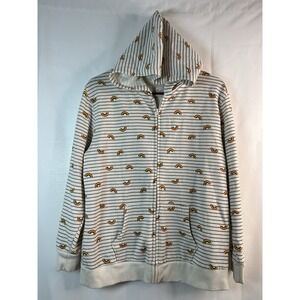 Wonder Nation‎ Girls XL (14-16) Rainbow Lightweight Full Zip Hoodie Pockets SOFT